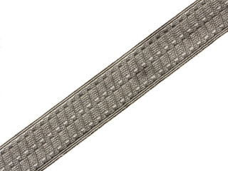 Collar Braid (Galloon), Wide Type, 3/4, Silver, Russia, Replica