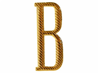 Russian alphabet letter "В" cypher BIG 32 mm on shoulder boards gold Imperial Russia WWI
