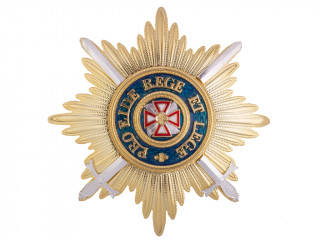Звезда ордена Белого Орла с мечами. Россия, копия