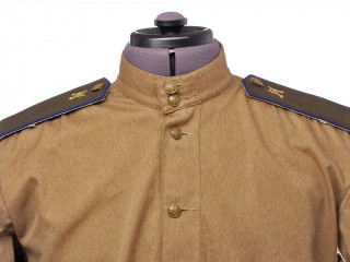 Red Army summer field gymnastyorka shirt and galife pants EM soldiers m1943 uniform set (cavalry), RKKA USSR WW2, copy