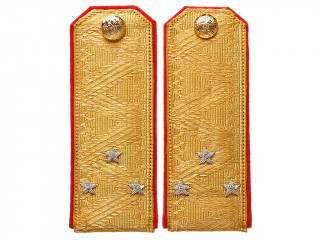 General-leytenant of infantry, cavalry shoulder boards rank insignia, the Russian Imperial Army and Guard, Russia RIA WWI