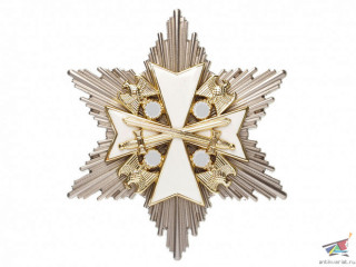 Star badge of the Order of the German Eagle with swords 2nd Class (Verdienstorden vom Deutschen Adler der 2. Klasse ), replica, Germany WW2, replica