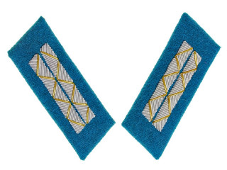 Parade Collar Insignia, Senior Officers, Air Forces, Non-Combat Personnel, 1943 Type, RKKA, USSR, Replica 
