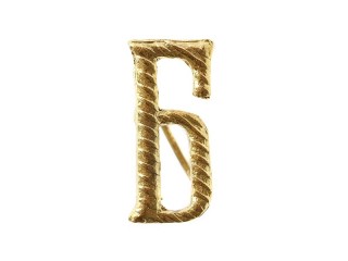 "б" Shoulder Boards Emblem, Russia, Replica