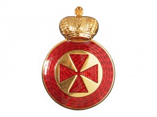 Badge of the Order of Saint Anna medallion 44 x 31mm 4th class on edged weapon