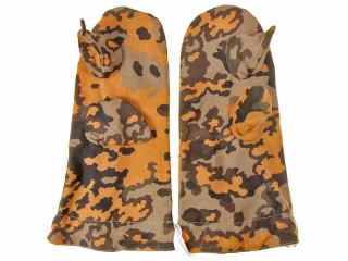 Трехпалые зимние рукавицы двустороннние "Дуб" (Oakleaf Autumn), Ваффен-СС, Германия, копия