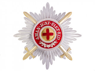 Звезда ордена Св. Анны с мечами. Россия, копия