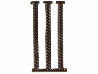 Russian alphabet capital letter "Ш" cypher 32 mm on shoulder boards black Imperial Russia WWI