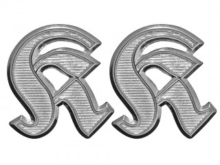 "K" Shoulder Boards Letters Wehrmacht motorcycle battalions silver Officers, Germany WW2 Replica