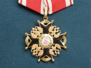 Cross of Order of Saint Stanislaus without swords, Russia, Replica