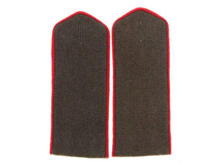 Armored Troops And Artillery Shoulder Boards, Common Soldier, RKKA, USSR, Replica
