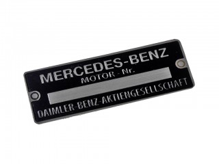 Табличка на мотор для Mercedes-Benz Daimler-benz. Германия, копия