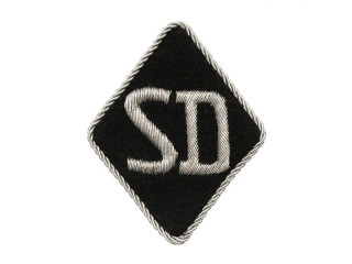 Shoulder Sleeve Insignia, SD, Allgemeine SS, Germany, Replica 