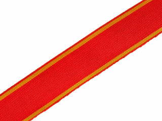 Ribbon of the Order of Saint Anna 3rd Class, silk red order