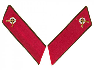 1936 Type Collar Insignia, Common Soldier, Infantry, USSR, Replica