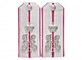 Captain officers dress shoulder boards, ﻿1st company of the Life-Guards 3rd His Majesty
