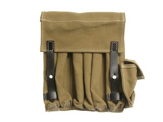 MP38/40 Six Compartment Cartridge Pouch, Afrika/Crimea, Wehrmacht/Waffen SS, Germany, Replica
