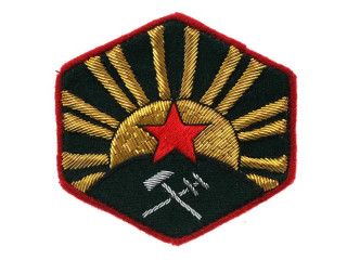 Red Army GVHU Sleeve Insignia, Main military chemical department 1922 Type, RKKA RSFSR WW2, Russia, Replica