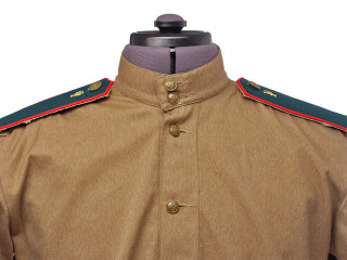 Red Army summer field gymnastyorka shirt and galife pants EM soldiers m1943 uniform set (medical services), RKKA USSR WW2, copy