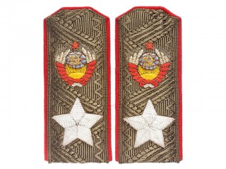 Погоны полевые Маршал Советского Союза образца 1943 года, СССР, копия