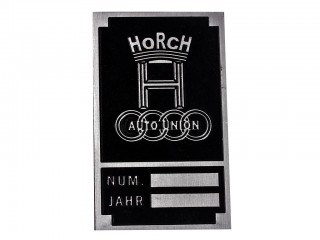 Табличка на панель автомобиля "Horch" Вермахт. Германия, копия