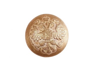 Button State Seal (Eagle), Yellow, 22mm, Russia, Replica