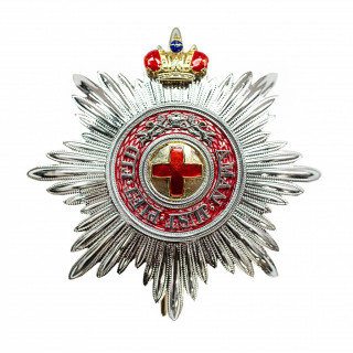 Знак (звезда) Ордена Святой Анны 1-й степени с Императорской короной