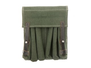 Six compartment cartridge pouch for MP38/40, tarpaulin, Germany