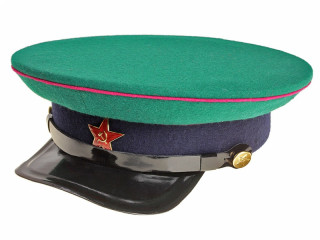 NKVD Officer Peaked Cap, Border-Security Forces, 1935 Type, USSR, Replica