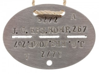 Личный опознавательный жетон (запасная рота истребительной эскадрильи Люфтваффе), Германия, копия