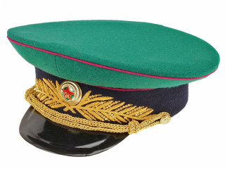 NKVD Parade Peaked Cap, 1943 Type, Border Troops, USSR, Replica