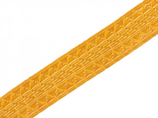 Галун офицерский (14 мм) золотой металлизированный. Россия, копия