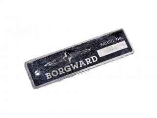 Брелок Borgward. Германия, копия. Состаренный вид.