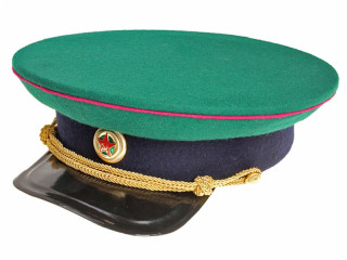 NKVD Officer Peaked Cap, Border-Security Forces, 1935 Type, USSR, Replica