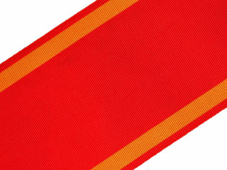 Broad ribbon of the Order of Saint Anna 1st Class 10 cm wide, silk red order