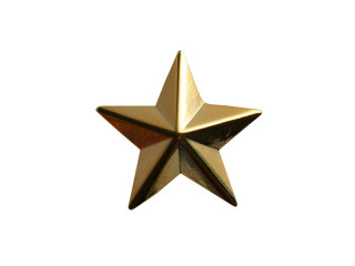 Shoulder Boards "Star", gold plated, Russia, Replica