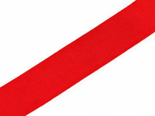 Broad ribbon of the Order of Saint Alexander Nevsky 2,8cm wide silk bright red, Russian Imperial WWI, Replica