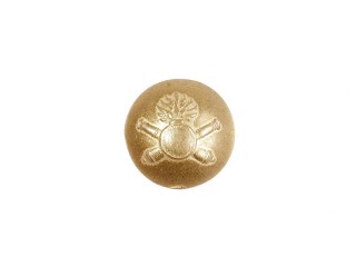 Button Grenadier Artillery (Grenade and Cannons) Yellow, 14mm 
