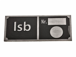 Табличка LSB для ванны броневика Sd.Kfz. 250 Германия, копия