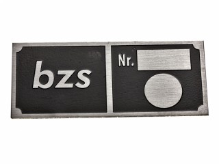 Табличка BZS для ванны броневика Sd.Kfz. 250 Германия, копия