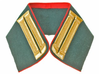 Embroidered collar army infantry 4th regiments in division, Russia, Replica