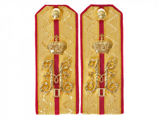 Guards Rifle Officers Shoulder boards Nicholas II cyphers Russian Imperial Army