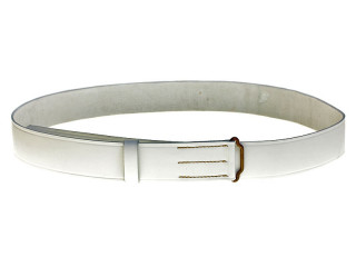 Life Guards White Leather Waist Belt, Russia RIA WWI, Replica