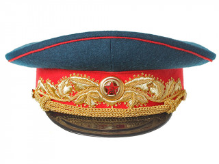 Marshal of the Soviet Union officers parade peaked field cap m1945 USSR WW2, replica