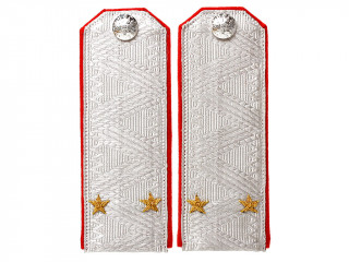 Guards Major infantry general officers shoulder boards rank insignia (3rd Guards Infantry Division of the Russian Imperial Army, Russia RIA WWI