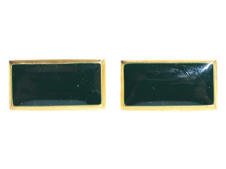 RKKA NKVD Collar Tabs Rank Insignia rectangle badges brass green enameled, USSR WW2
