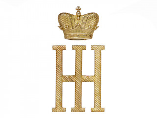 Monogram Cypher "NN" Grand Duke Nicholas Nikolaevich of Russia big gold, Imperial Russia