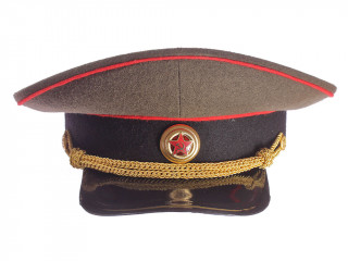 General Peaked Cap, Armored, Artillery, Engineer Troops, 1935 Type, USSR, Replica
