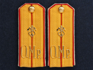 Officers captain shoulder boards Naval Odessa Battalion, Imperial Russia RIA WWI