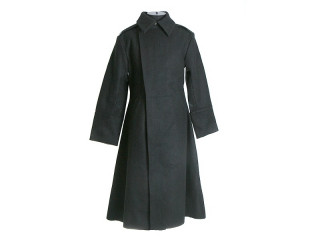 Winter Greatcoat, Black, (Police, Navy), Russia, Replica
